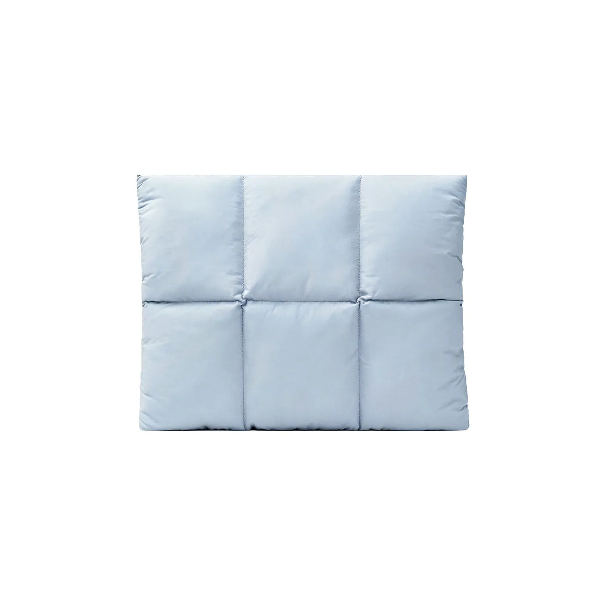 Icy blue padded polyester laptop sleeve for 14 to 16 inch laptops