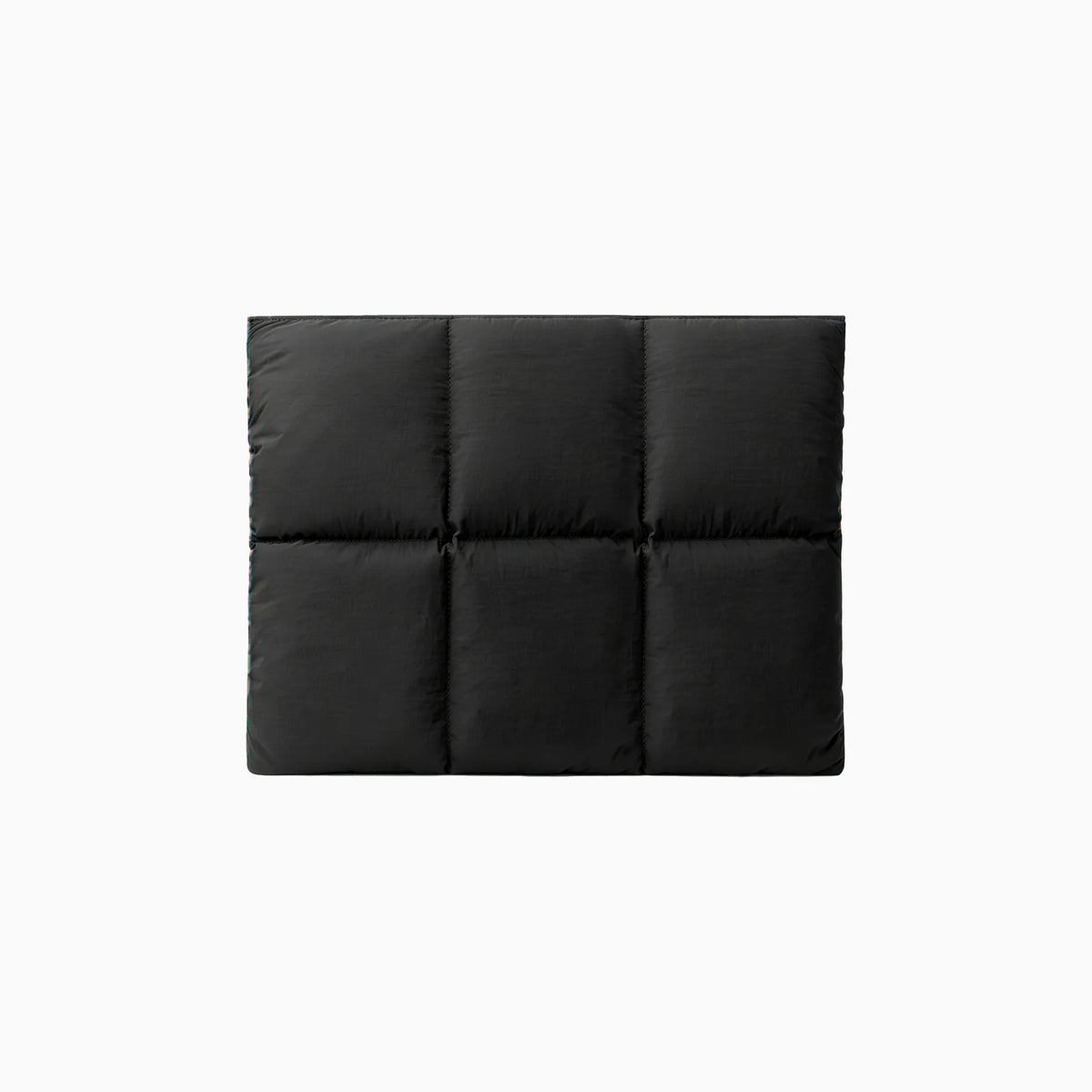 Black padded polyester laptop sleeve for 14 to 16 inch laptops