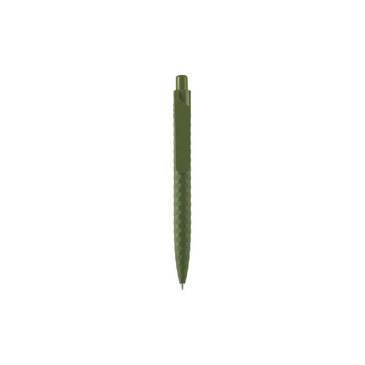 Eco-Friendly Wheat Straw Gel Pen with speckled finish, wide flat clip and click button