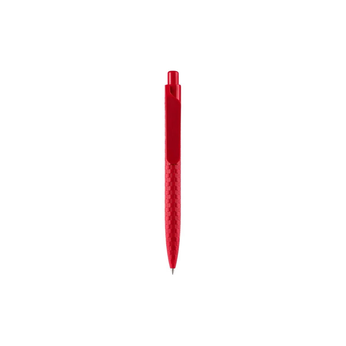 Eco-Friendly Wheat Straw Gel Pen with speckled finish, wide flat clip and click button