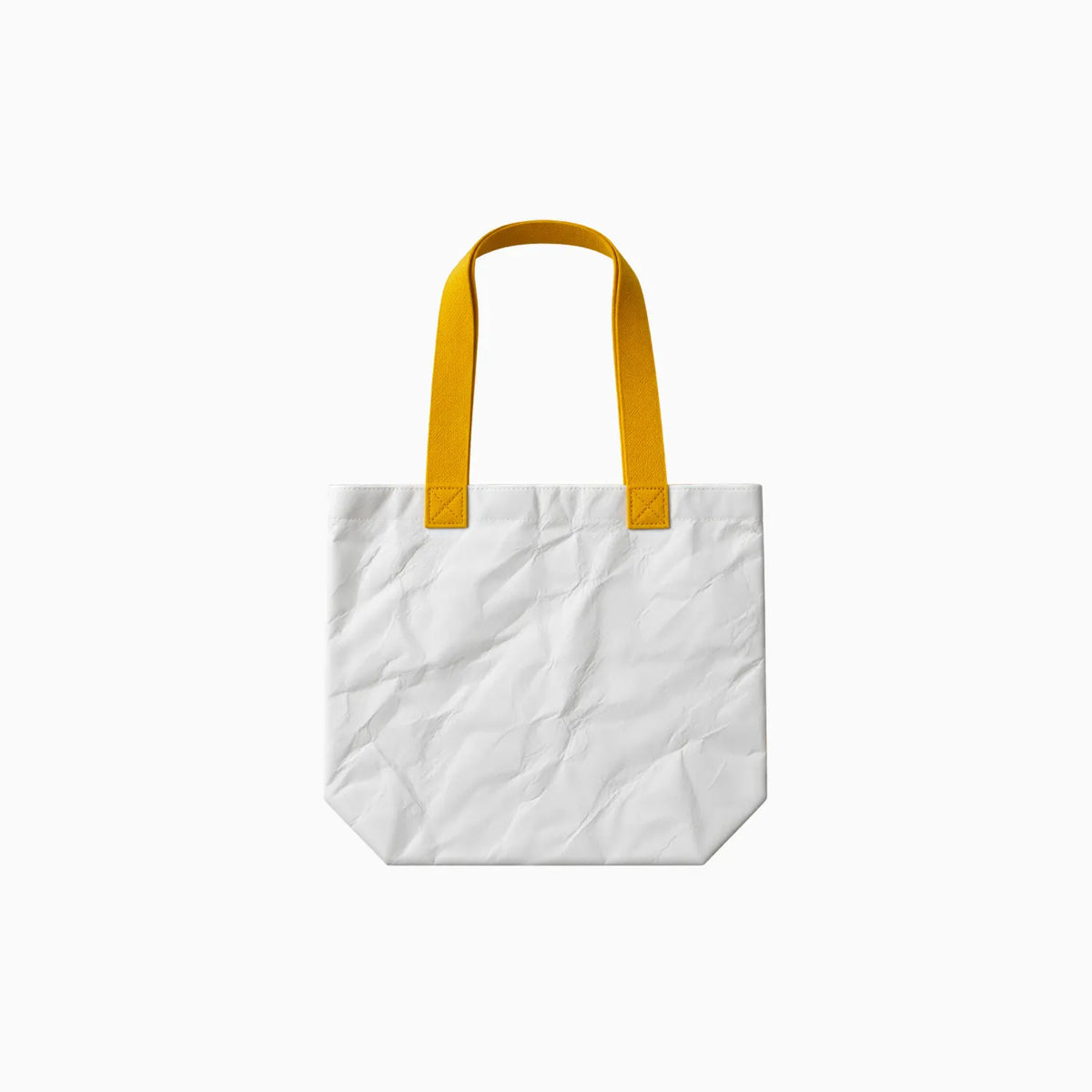 Tan Tyvek tote bag with short handle and long shoulder strap for custom branded event packs by Wumble Merch Australia