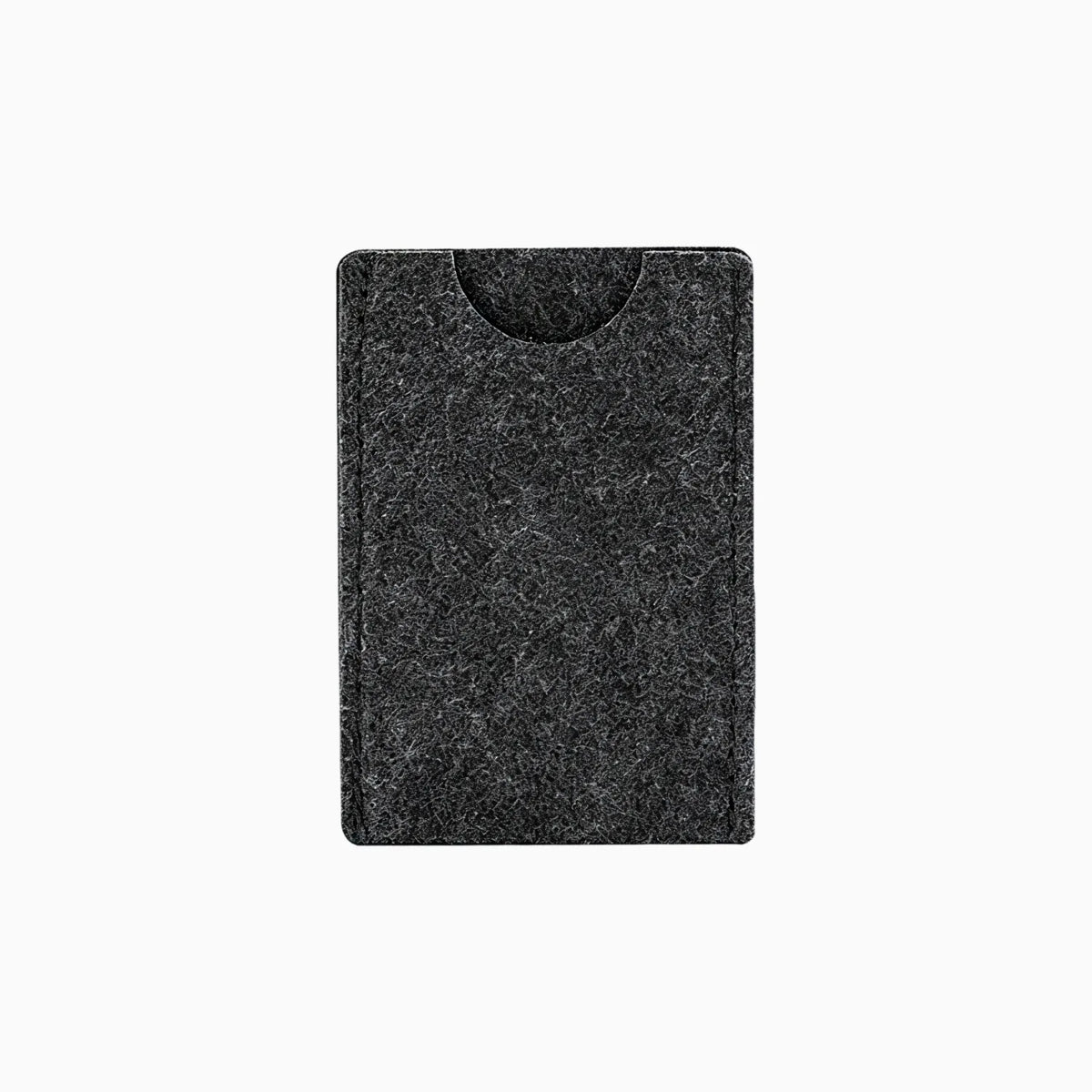 Dark grey recycled rPET felt card holder for custom branded welcome kits by Wumble Merch Australia