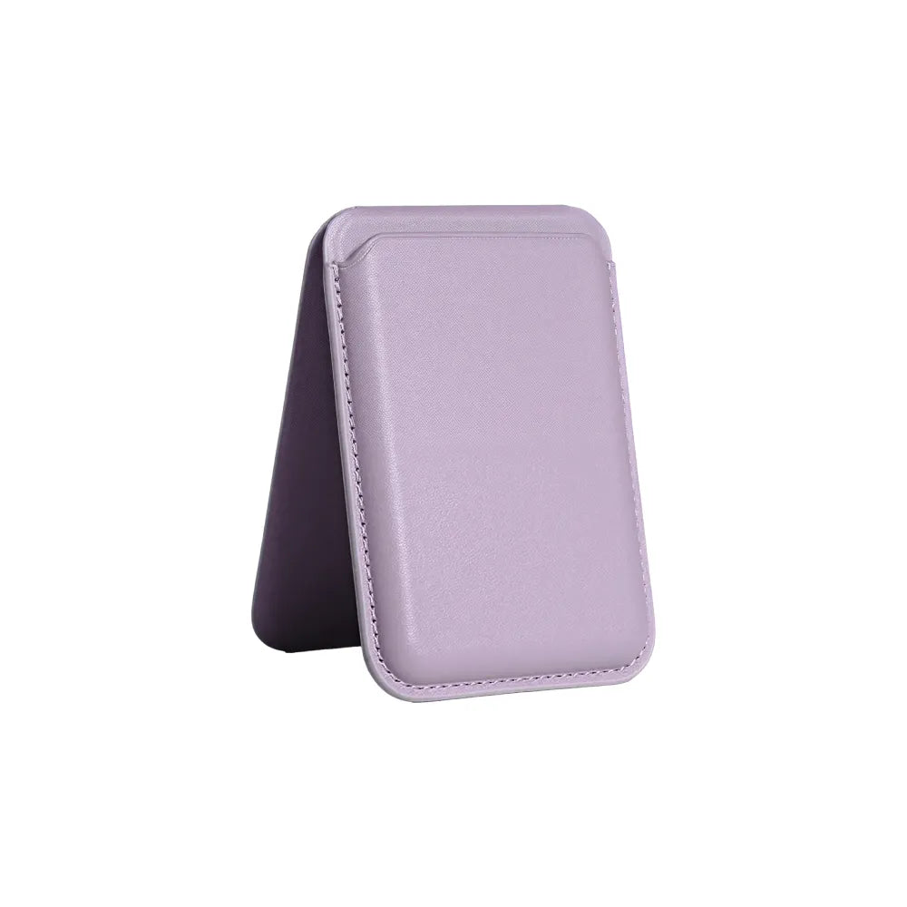 3-Card PU Leather MagSafe Wallet Stand