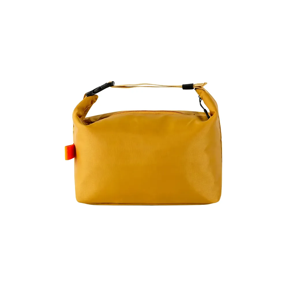Custom branded bronze buckle lunch bag in oxford fabric for employee welcome kit Australia