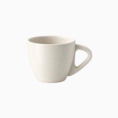 White PLA espresso tasting cup and saucer set, for coffee festivals and markets, by Wumble Merch Australia