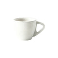 White PLA espresso tasting cup and saucer set, for coffee festivals and markets, by Wumble Merch Australia
