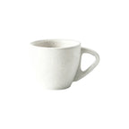 White PLA espresso tasting cup and saucer set, for coffee festivals and markets, by Wumble Merch Australia