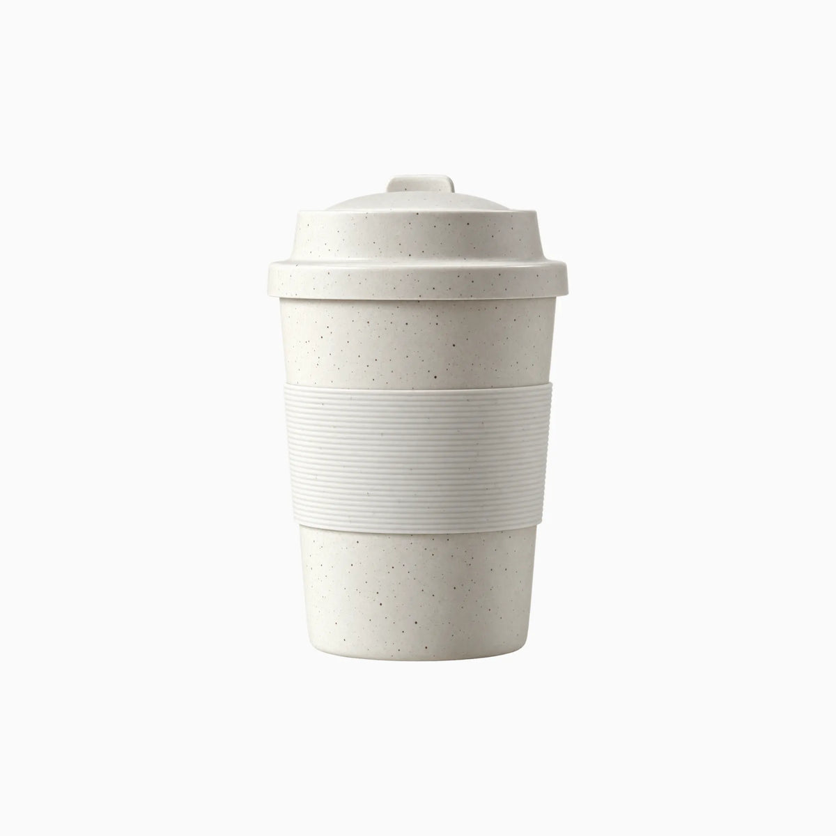 White PLA lanyard travel coffee tumbler, for coffee festivals and outdoor events, by Wumble Merch Australia