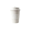 White PLA lanyard travel coffee tumbler, for coffee festivals and outdoor events, by Wumble Merch Australia