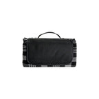 Checkered recycled rPET outdoor picnic mat with built-in carry case by Wumble Merch Australia