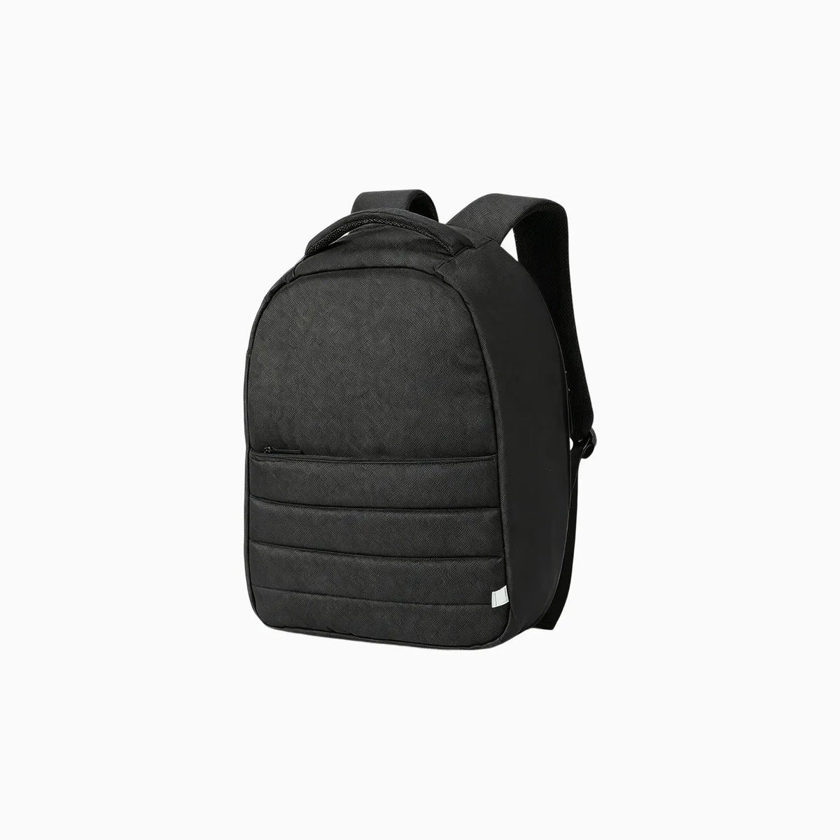 Black Repreve recycled laptop backpack for custom branded welcome kits by Wumble Merch Australia
