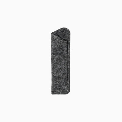 Dark grey recycled rPET felt pen sleeve for custom branded desk kits by Wumble Merch Australia
