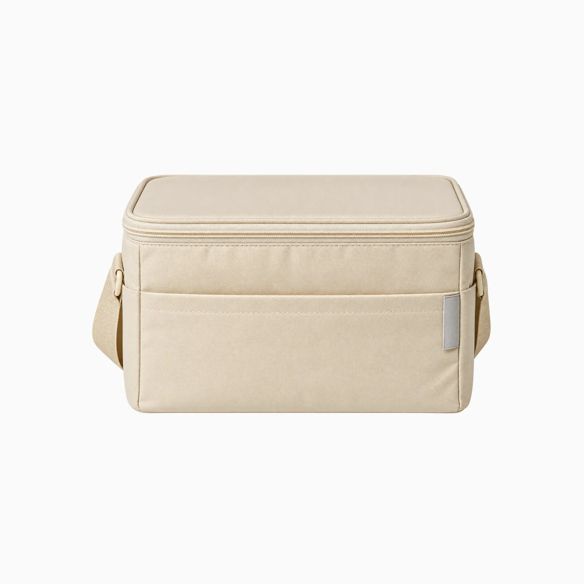 Beige RPET insulated lunch bag for custom branded team gifting by Wumble Merch Australia