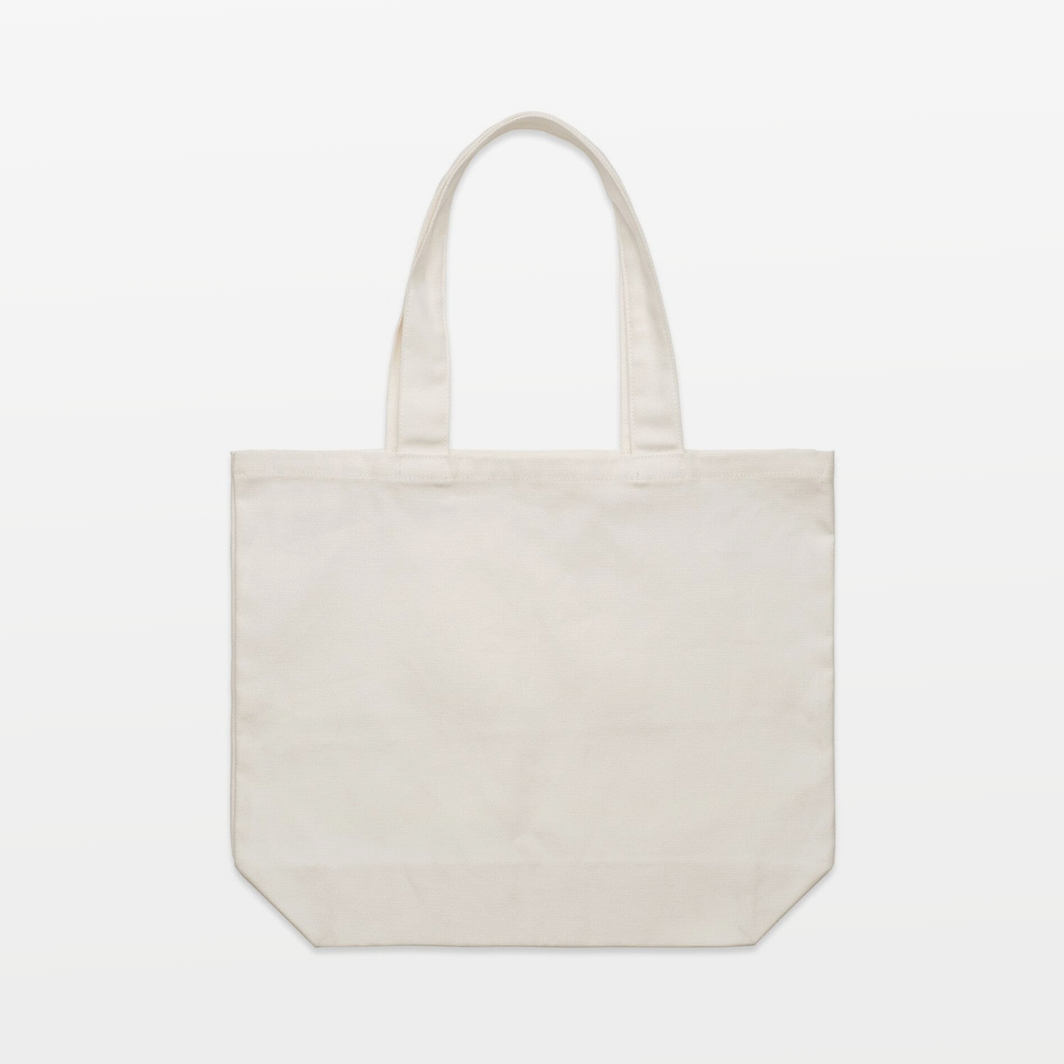 Custom printed 320gsm cotton canvas shoulder tote bag with reinforced straps, bulk corporate bag Australia by Wumble Merch