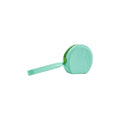 Custom laser engraved silicone wristlet pouch in mint green with wrist strap, bulk branded merch Australia by Wumble