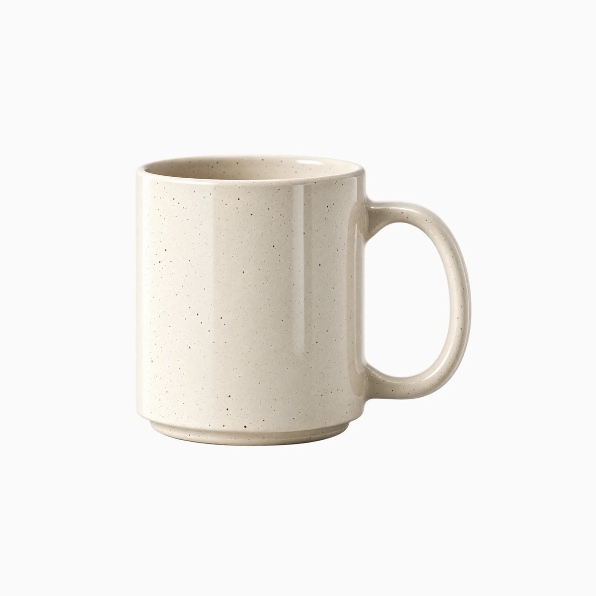 Off-white stackable recycled coffee grounds mug, for corporate gifting and cafe merchandise, by Wumble Merch Australia