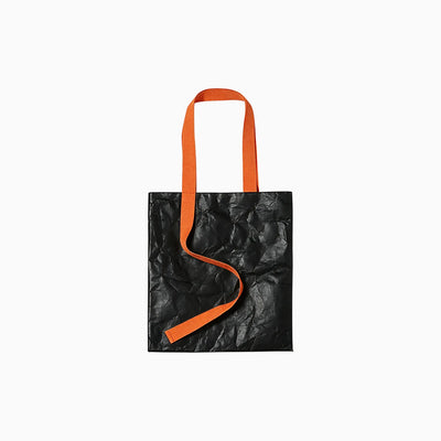 White Tyvek tote bag with short handle and long shoulder strap for custom branded event packs by Wumble Merch Australia