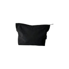 Custom branded zip pouch in black, waterproof nylon, bulk merch Australia by Wumble