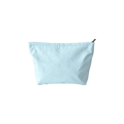 Custom branded zip pouch in Tiffany blue, waterproof nylon, bulk merch Australia by Wumble